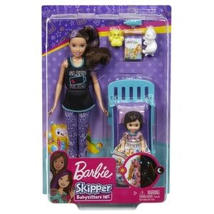 NIP Barbie Skipper Babysitters Inc Bedtime Playset